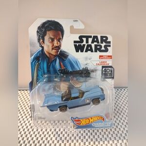Hot Wheels Character Cars Lando Calrissian Star Wars Die-Cast NWT Empire Strikes